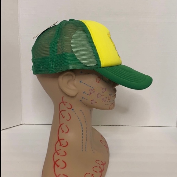 Stranger Things | Netflix | Green & Yellow ‘CAMP NOWHERE’ Cap | Mesh Back NWT - Picture 6 of 7